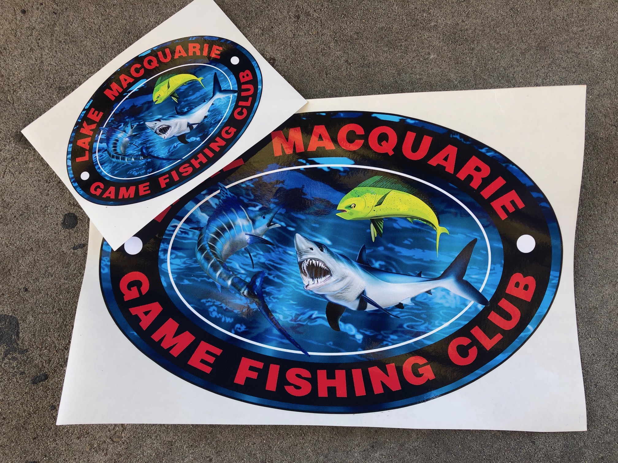 Sticker Pack  Lake Macquarie Game Fishing Club NSW